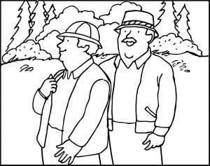 Mr And Mrs Rogers Coloring Page
