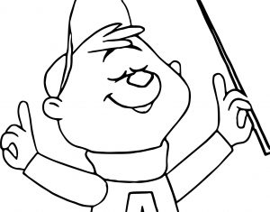 The Alvin Show Update Coloring Page