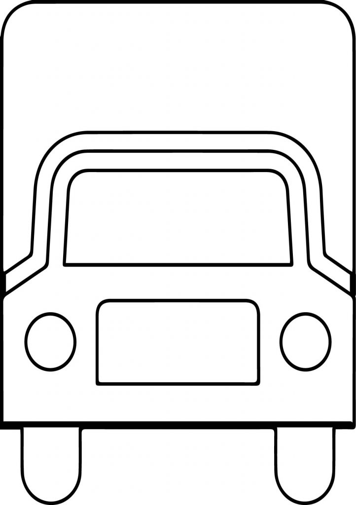 Truck Front Coloring Page | Wecoloringpage.com