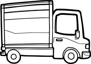 Truck Side Coloring Page