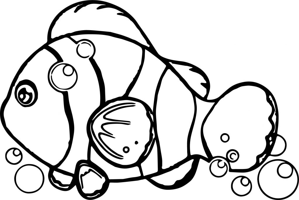 Underwater Fish Coloring Page - Wecoloringpage.com