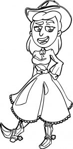 Western Woman Anastasia Coloring Page