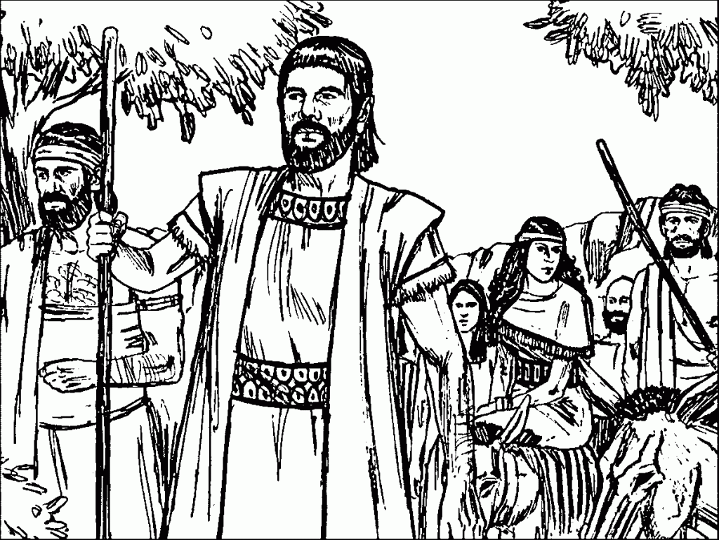 Abraham And Sarah Coloring Pages | Wecoloringpage.com