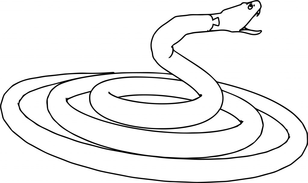 Angry Snake Coloring Page - Wecoloringpage.com