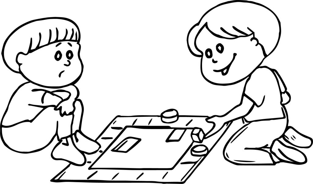 Board Game Loss Coloring Page - Wecoloringpage.com