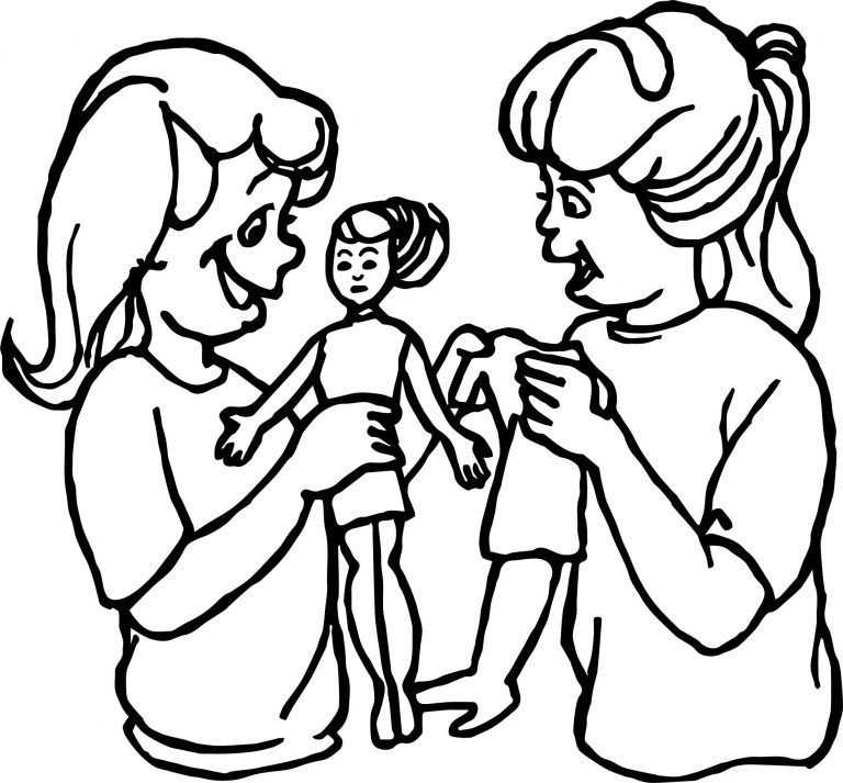 Board Toy Girl Coloring Page - Wecoloringpage.com