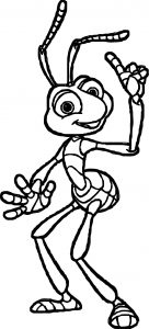 One A Bugs Life Coloring Page
