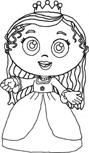 Princess Pea Super Why Coloring Page