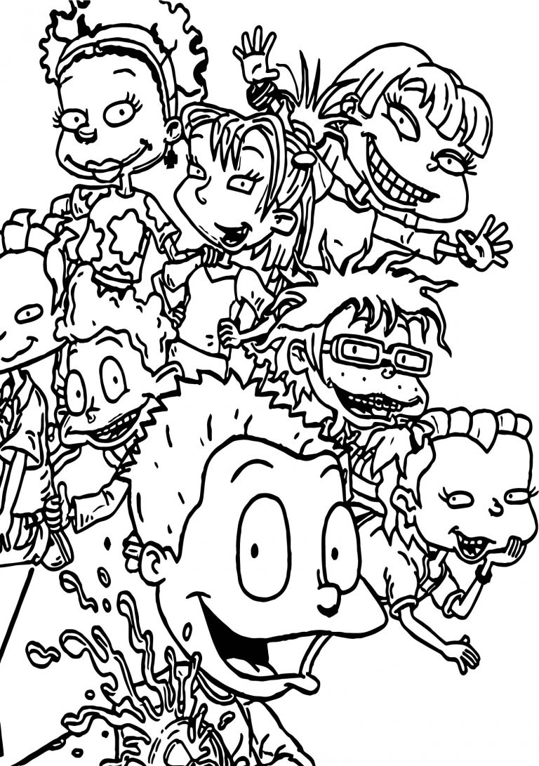 Rugrats Wallpaper Coloring Page - Wecoloringpage.com