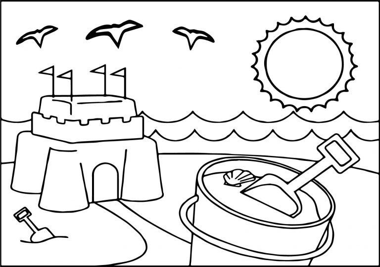 Summer Free Coloring Kids Coloring Pages - Wecoloringpage.com