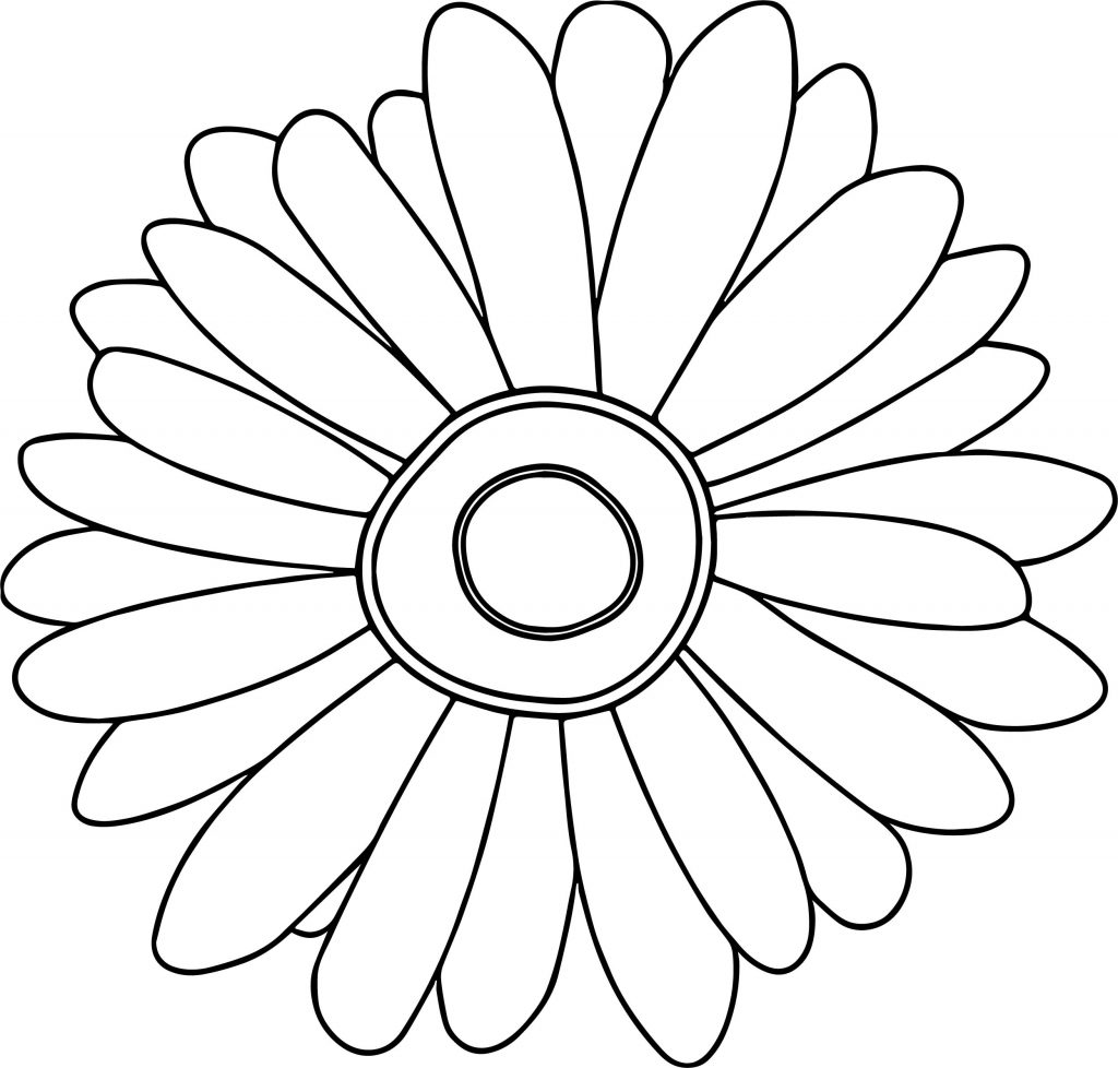 Sunflower Free Flower Images Coloring Page - Wecoloringpage.com