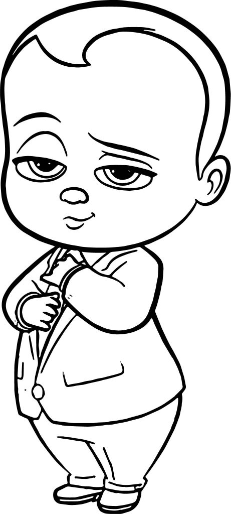 The Boss Baby Coloring Page - Wecoloringpage.com