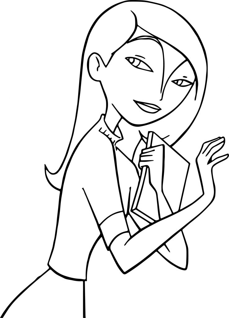 The Incredibles Girl Coloring Pages - Wecoloringpage.com