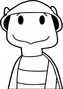 Tortoise Turtle Hat Coloring Page