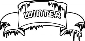 Winter Cold Sign Coloring Page