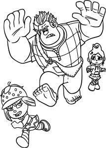 Wreck It Ralph Taffyta Coloring Page