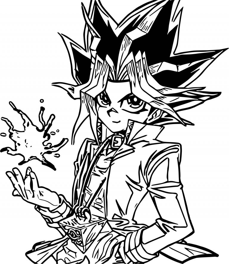 Yu Gi Oh Electrik Coloring Page - Wecoloringpage.com