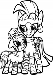 Zecora And Aina Coloring Page