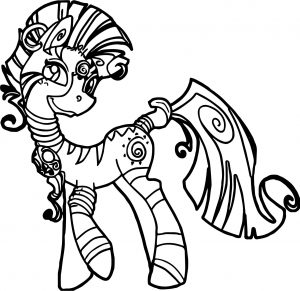 Zecora Girlfriend Horse Coloring Page