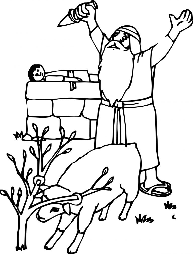 Abraham And Sarah Vow Coloring Page - Wecoloringpage.com