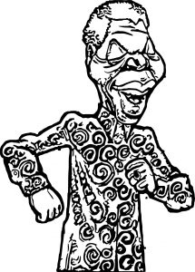African Man Coloring Page