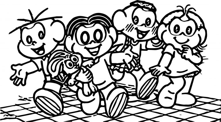 Baladinha Turma Da Monica Coloring Page - Wecoloringpage.com