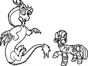 Discord Vs Zecora Who Will Win Coloring Page