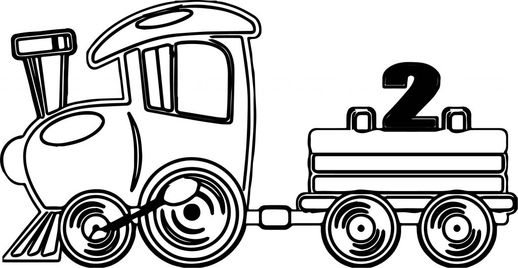 Fast Toy Train Coloring Page - Wecoloringpage.com