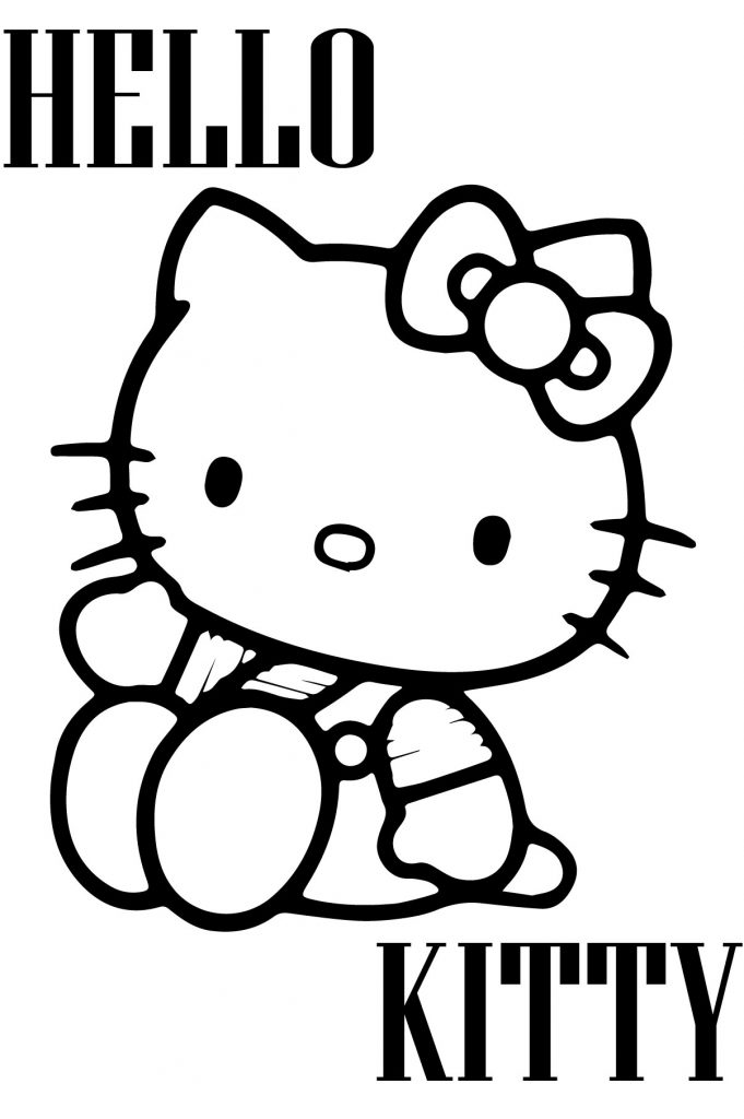 Hello Kitty Beautiful Perfect Coloring Page Hd - Wecoloringpage.com