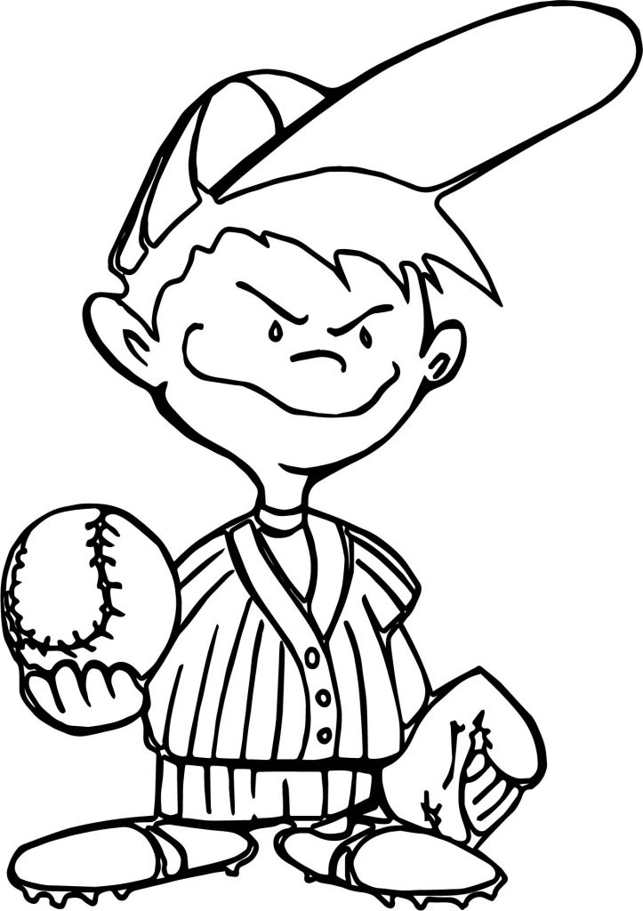 Kids Baseball Best Playing Baseball Coloring Page - Wecoloringpage.com