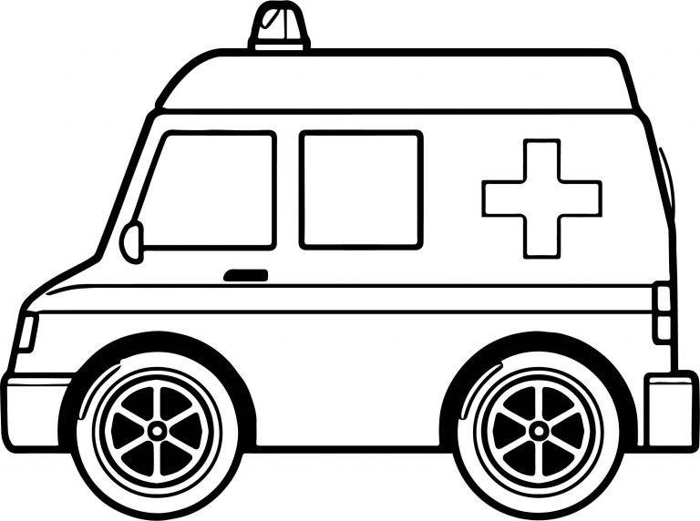 Download Ambulance Coloring Pages | Wecoloringpage.com