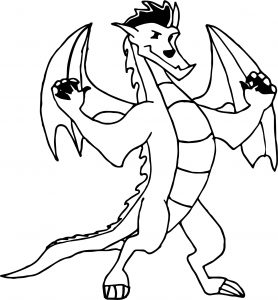 The American Dragon Super Power Coloring Page
