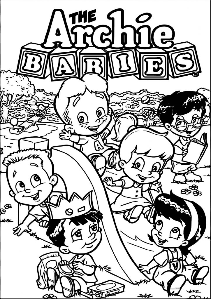 The Archie Babes Coloring Page - Wecoloringpage.com