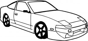Toy Car Mazda Coloring Page