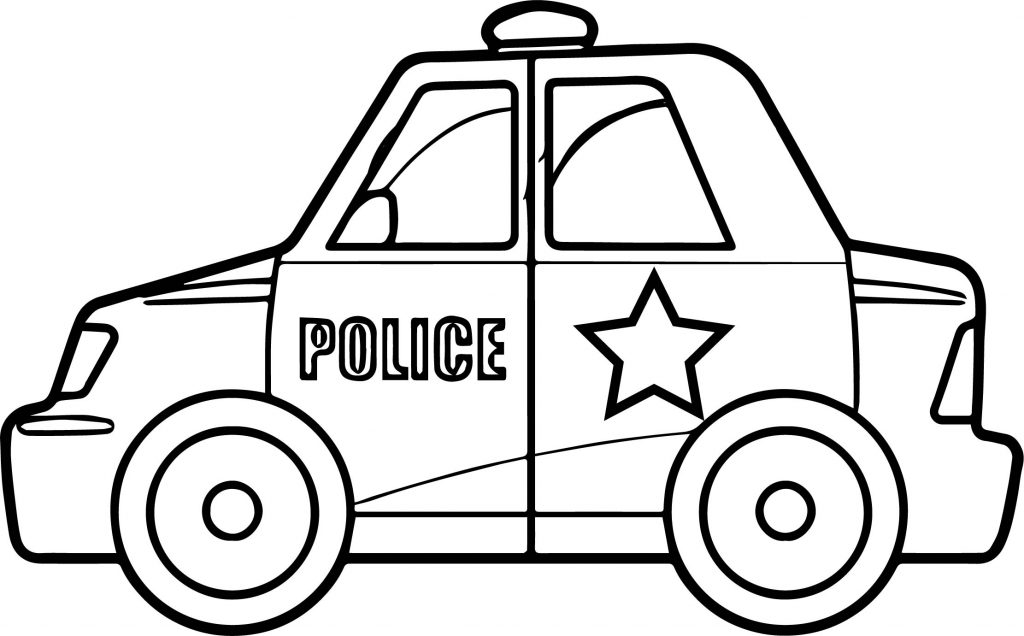 Toy Car Police Coloring Page - Wecoloringpage.com