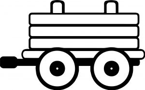 Toy Carrying Train Coloring