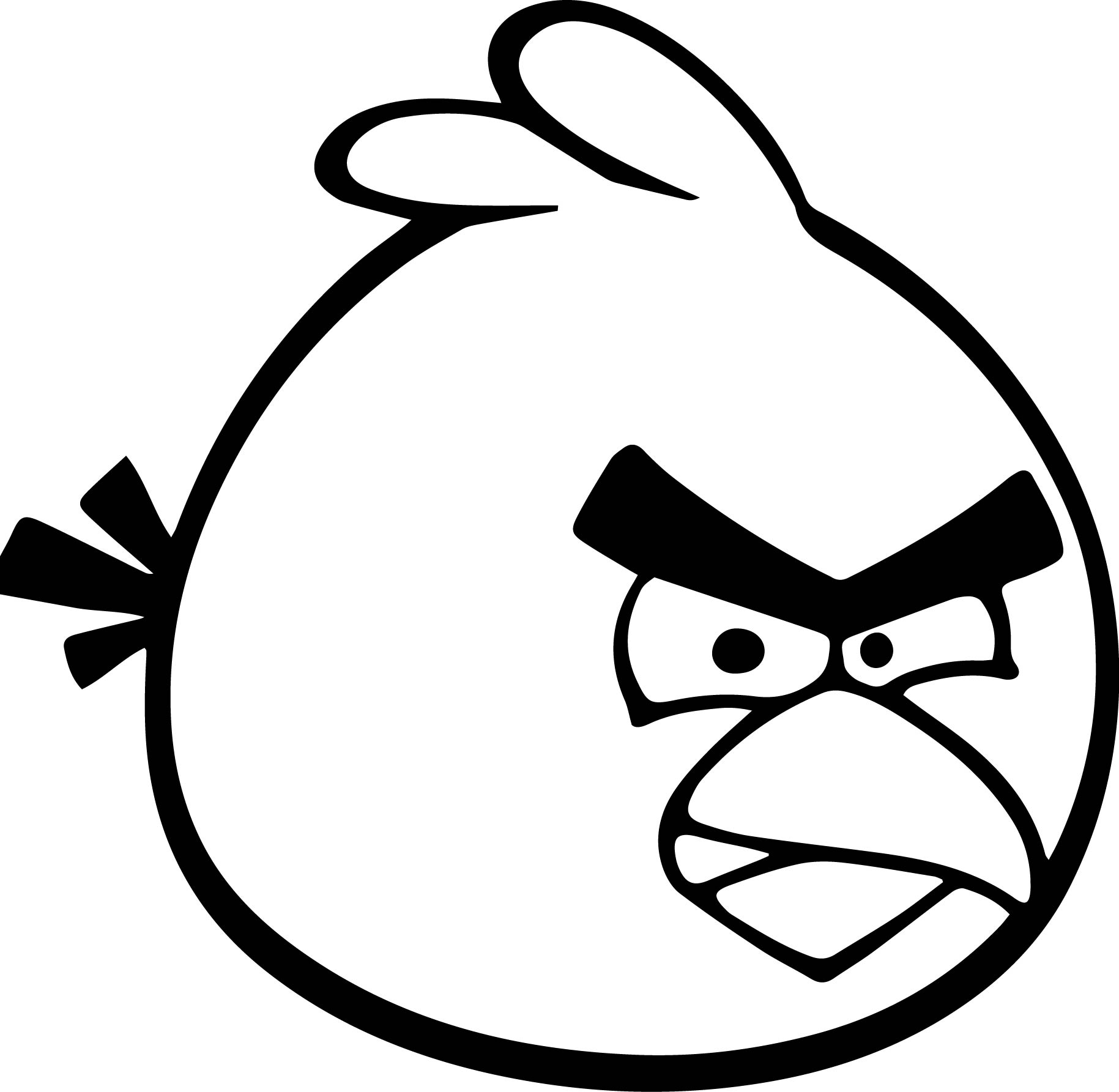 Very Angry Birds Coloring Page - Wecoloringpage.com