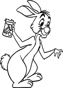 Winnie The Pooh Bunny Coloring Page