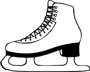 Winter Shoe Coloring Page