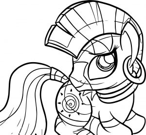 Zecora Cute Looking Coloring Page