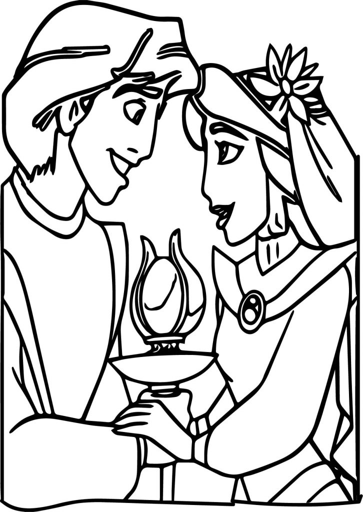 Aladdin And The King Of Thieves Crystal Coloring Pages - Wecoloringpage.com