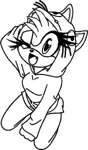 All Cute Amy Rose Coloring Pages