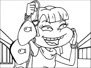 All Grown Up Angelica Fish Coloring Page