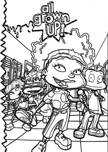 All Grown Up President School Coloring Page