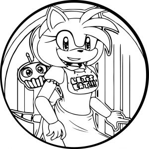 Amy Rose Let Eat Coloring Page