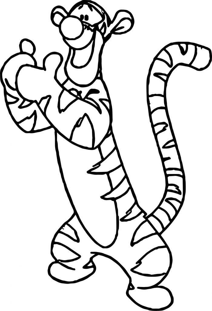 Art Tigger Coloring Page - Wecoloringpage.com