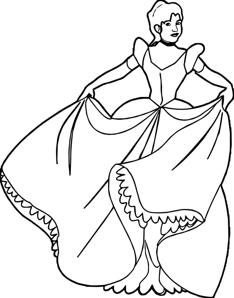 Big Real Princess Coloring Page - Wecoloringpage.com