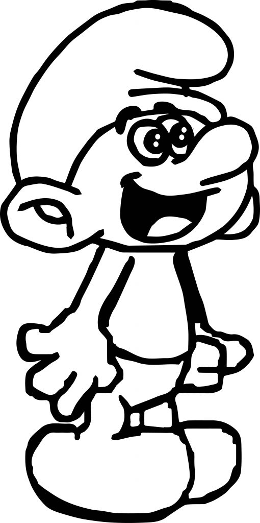 Blabber Smurf Coloring Page - Wecoloringpage.com