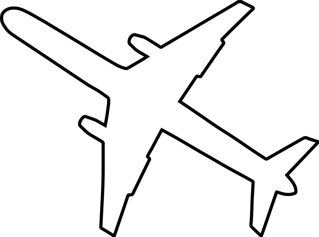 Front Airplane Coloring Page | Wecoloringpage.com