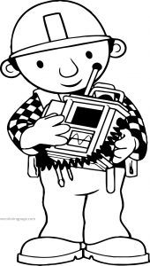 Bob The Builder Machine Coloring Page